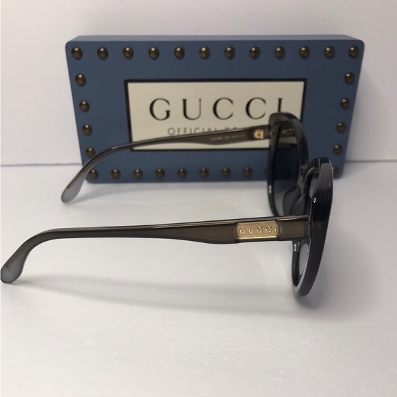 New - Gucci GG0789S-001 57 Sunglass WOMAN INJECTION Grey - Picture 8 of 15
